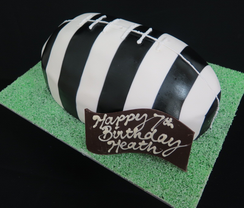 Personalised Cake Topper Birthday Name Any Age Rugby Football AFL Ball  Sport | eBay