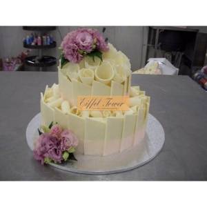 White Chocolate Cones & Shards - Two Tiers-166